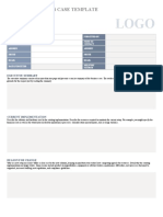 Simple It Business Case Template