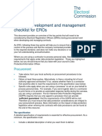 Contract Development and Management Checklist IER