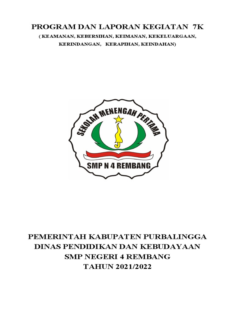 Program 7K di SMP Negeri 4 Rembang | PDF
