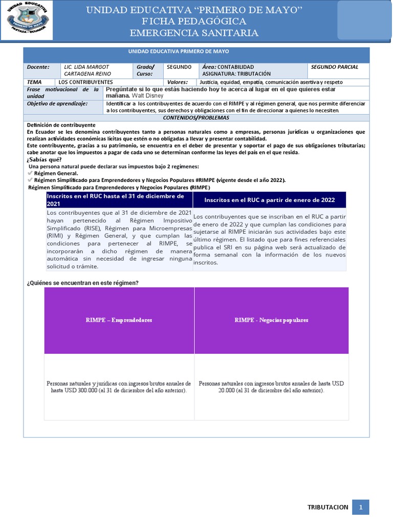 Tributacion 2 Parcial | PDF | Impuesto sobre la renta | Impuestos