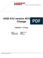 ANSI X12 Version 4010 860 PO Change