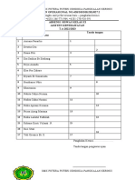 Absen Ujian X PERAWAT DAN FARMASI