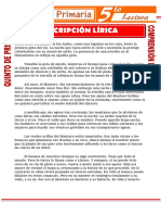 Descripcion Lirica Biografica Del Rio Mantaro para Quinto Grado de Primaria