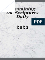Examining The Scriptures Daily 2023