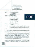 ITO Memo Dated August 26, 2022
