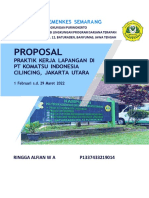 Proposal PKL Industri PT Komatsu