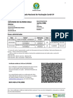 Certificado Nacional de Covid-19.