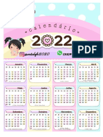 Calendario Artsdafe2022