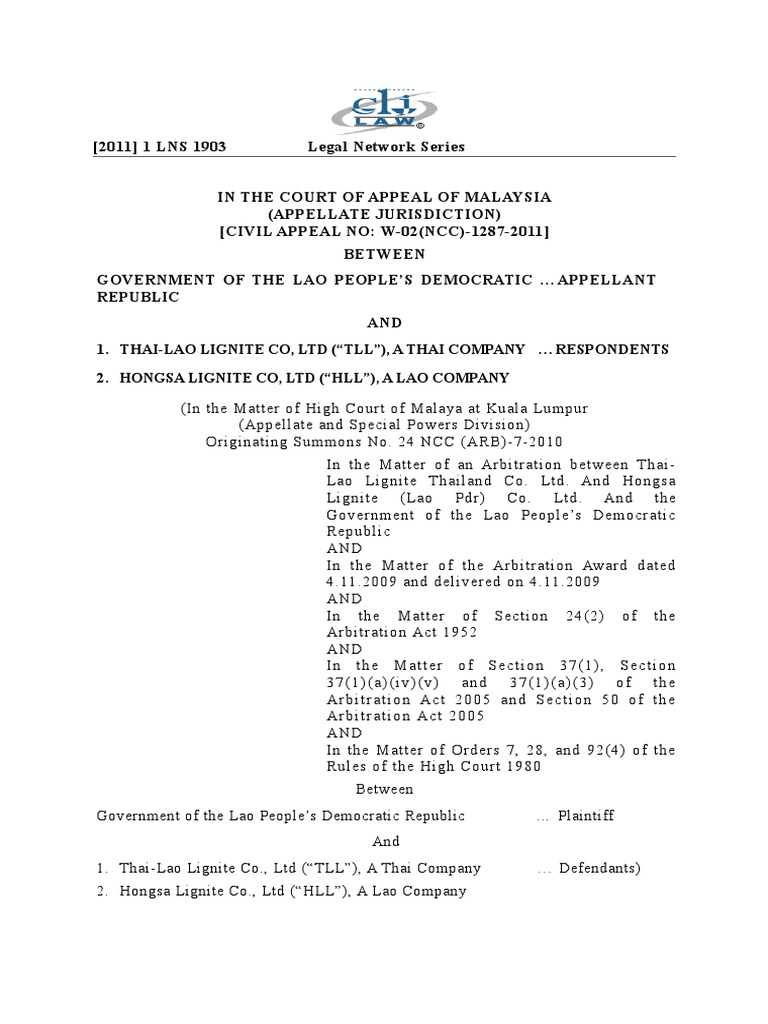 Coa Set Aside Extension Unfettered Discretion PDF Arbitration