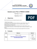 Detailed Lessonplan in FRENCH CUISINE GROUP-4