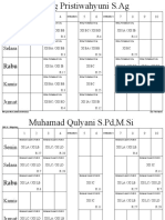 Jadwal Guru Per 27 September 2022