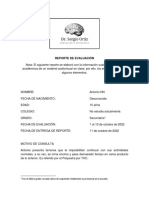 Evaluación psiquiátrica de adolescente con TOC y esquizofrenia