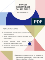 Part 4 Fungsi Komunikasi Dalam Bisnis