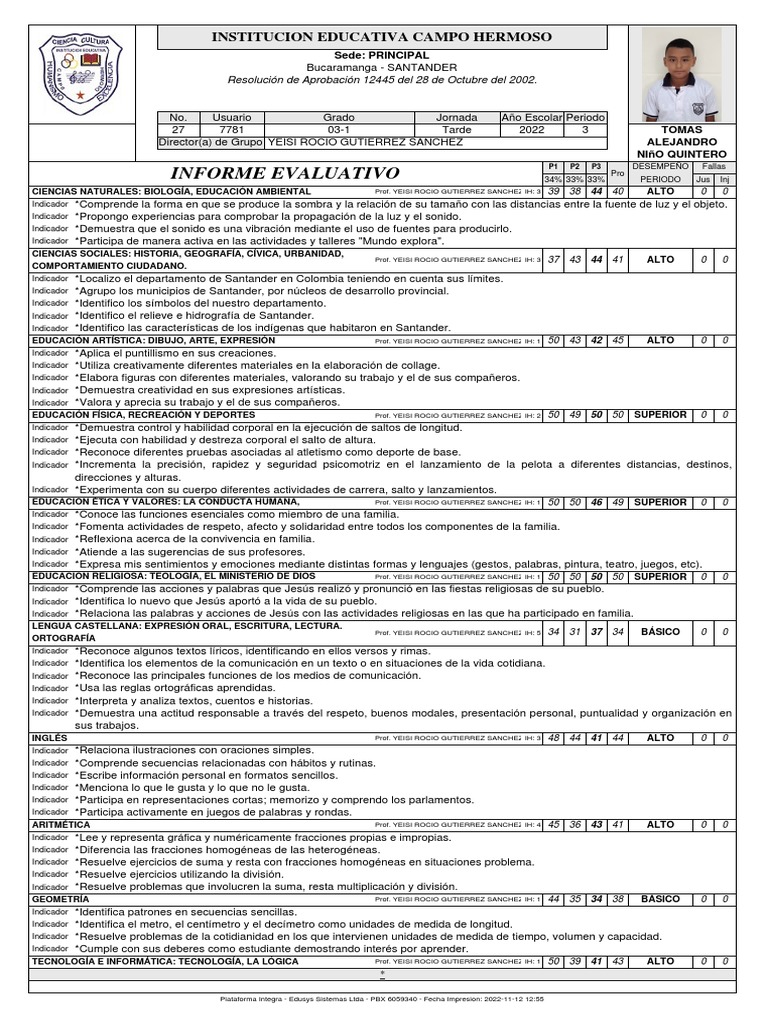 Boletin | PDF | Maestros