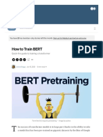 How To Train Bert
