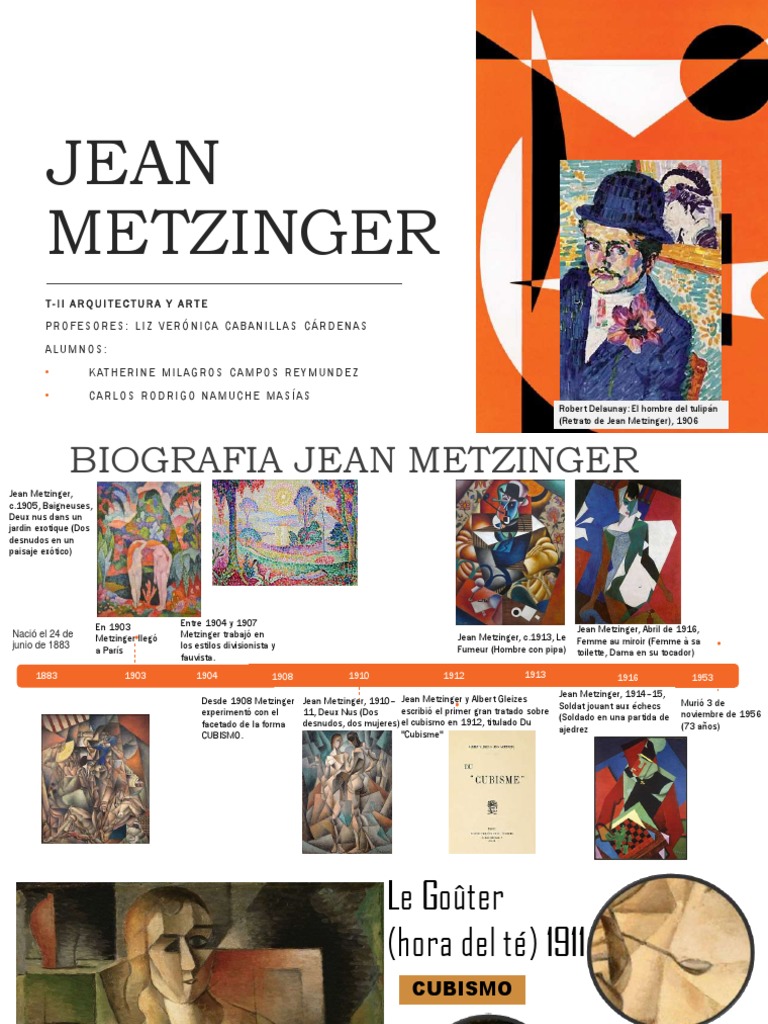 Jean Metzinger | PDF | Cubismo | Teoría de artes visuales