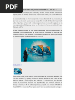 Diferencia Entre Los Procesadores INTEL i3 i5 i7