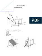 Solutions For HW 3