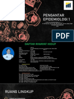 Pengantar Epidemiologi 1