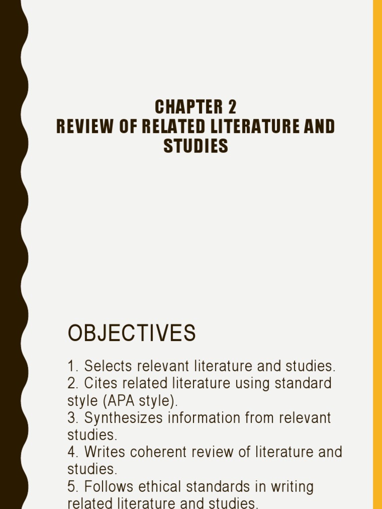 How To Write Chapter 2 | PDF | Theory | Science