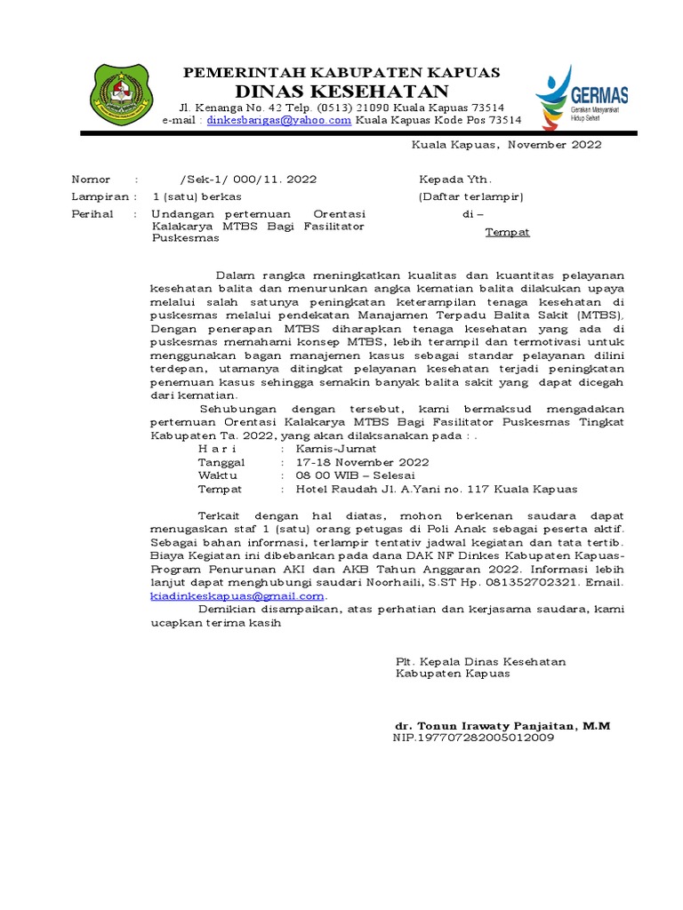 Contoh UNDANGAN | PDF