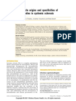 Insights Into Origins and Specificities of Autoantibodies in Systemic Sclerosis 2021