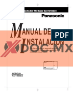 Xdoc - MX Panasonic KX t206 Manual de Instalacion