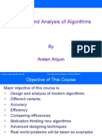 Design and Analysis of Algorithms