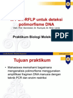 PCR-RFLP Untuk Deteksi Polimorfisme DNA 2020