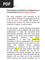 Four Probe Method-Lab