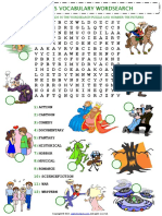 Types of Movies Films Esl Vocabulary Wordsearch Puzzle Worksheet