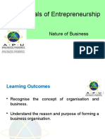 Lecture 2 - Nature of Business
