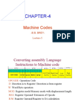 Converting Assembly Language Instructions to Machine Code