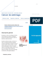 Cáncer de Estomago Articulo