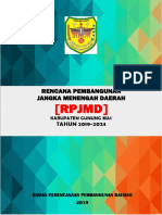 RPJMD Kabupaten Gunung Mas 2019-2024