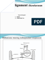 Wheel Alignment Penyetelan Geometri Roda