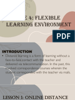 Flexible Learning Models and Social Networking