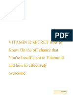 Vitamin D Secrets