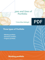 Types and Uses of Portfolio