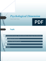 Dimensi Psikologis - KDM - CHA