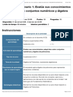 (AAB01) Cuestionario 1 Evalúe Sus Conocimientos Adquiridos Sobre Conjuntos Numéricos y Álgebra de Polinomios