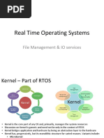 File Management & IO Services in RTOS