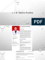 CV Dr. Marlon Soselisa Update (Juli 2022)