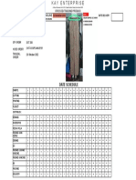 Kay Enterprise Production Tracking Schedule