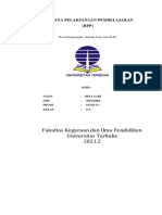 RPP Kelas 1 - Pembelajaran Terpadu Di SD