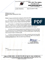 Director-HR Letter To CGM For Computer Familiarization