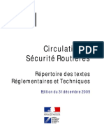 Guide Technique SETRA - Circulation Et Sécurité Routière