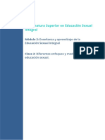 M2 - Clase 2 - Diferentes Enfoques y Modelos de Educación Sexual