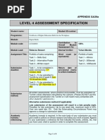 Level 4 Assessment Specification: Appendix Ga36A