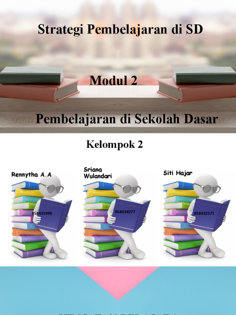 Kelompok 1 Pembelajaran Di Sekolah Dasar | PDF | Karier & Perkembangan